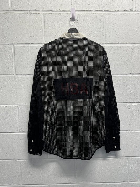 Hood By Air Mesh Double Layer Button-Up [XL]