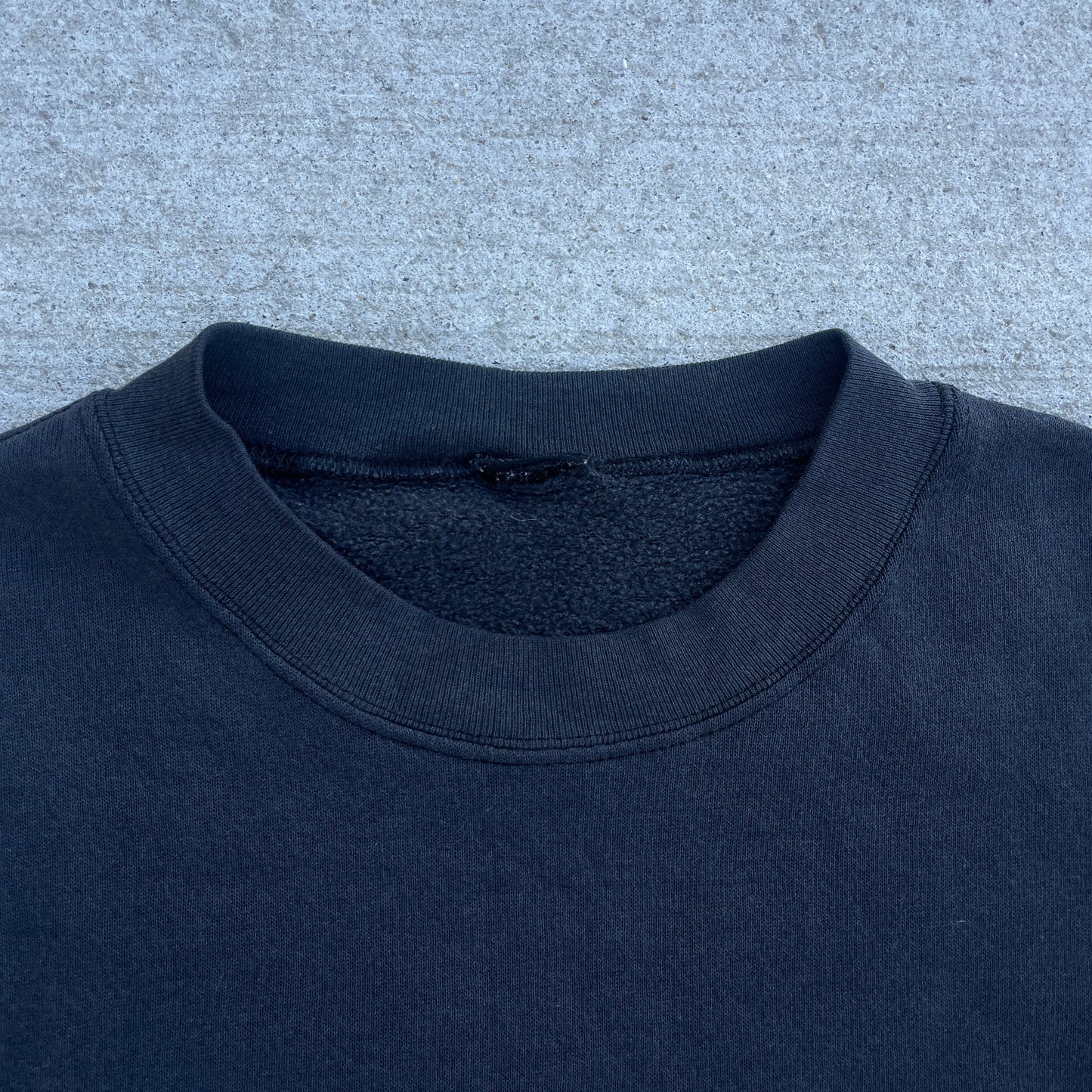 1990s Faded Black Olympic Crewneck [L/XL]
