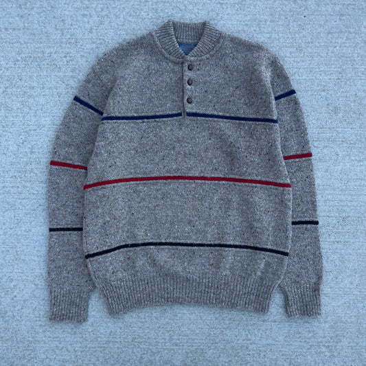 1970s Pendleton Henley Wool Sweater [XL]