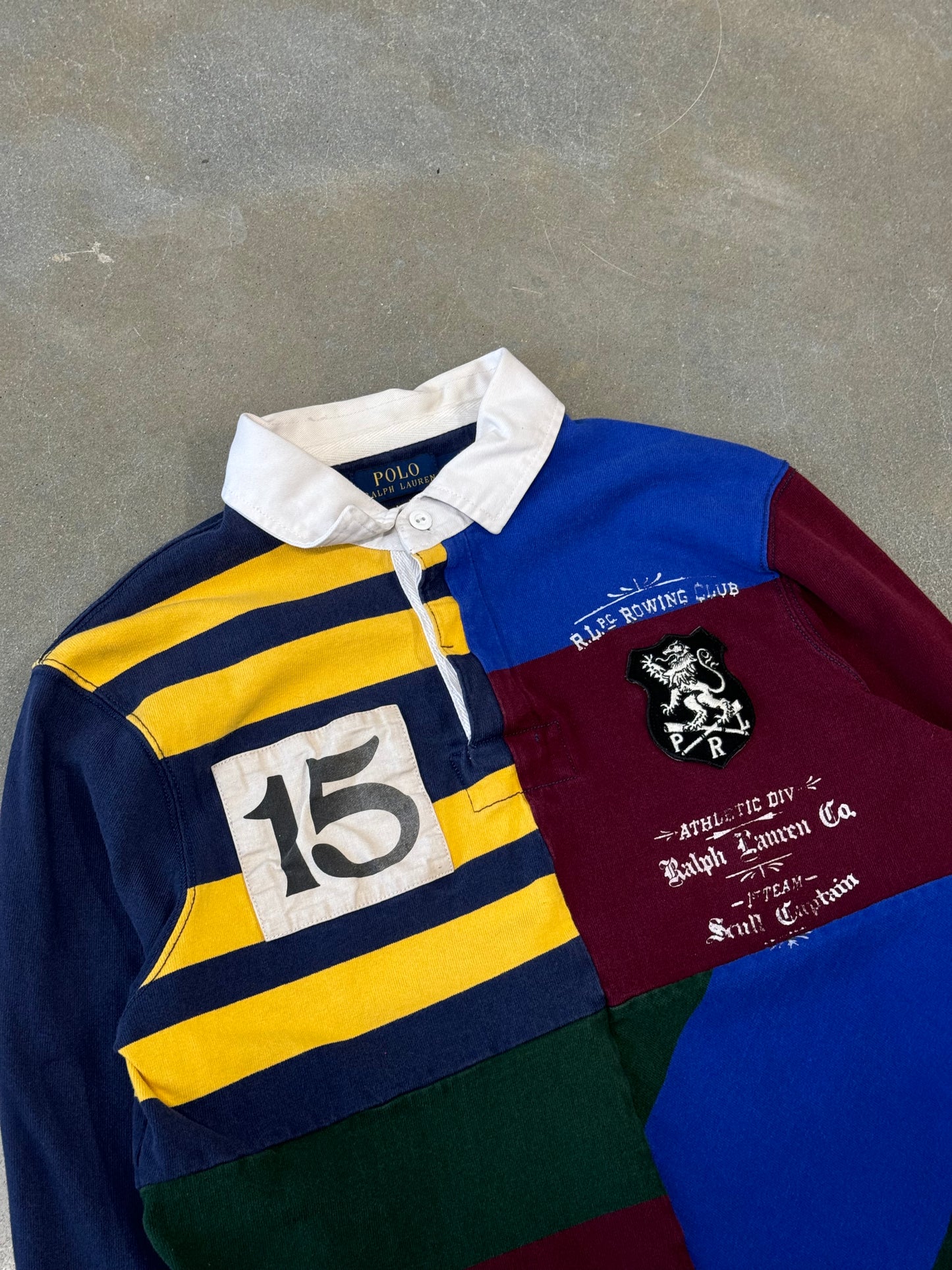 Vintage Y2K Polo Ralph Lauren Rugby Longsleeve Shirt [M]