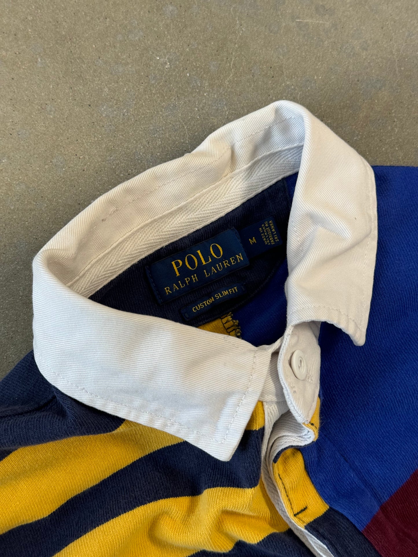 Vintage Y2K Polo Ralph Lauren Rugby Longsleeve Shirt [M]