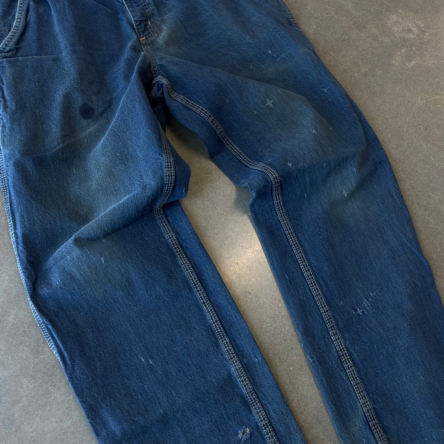 1990s Distressed Carhartt Fire Resistant Denim [34x34]
