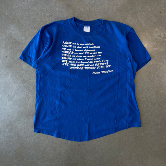 1990s Curtis Mayfield T-Shirt [L/XL]