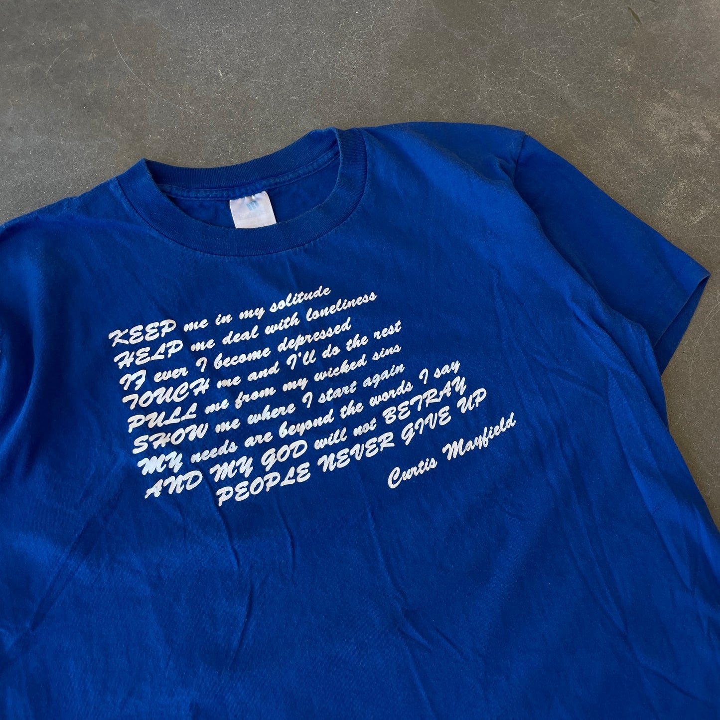 1990s Curtis Mayfield T-Shirt [L/XL]