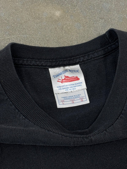 Vintage Y2K Faded Ebay Text T-Shirt [L]