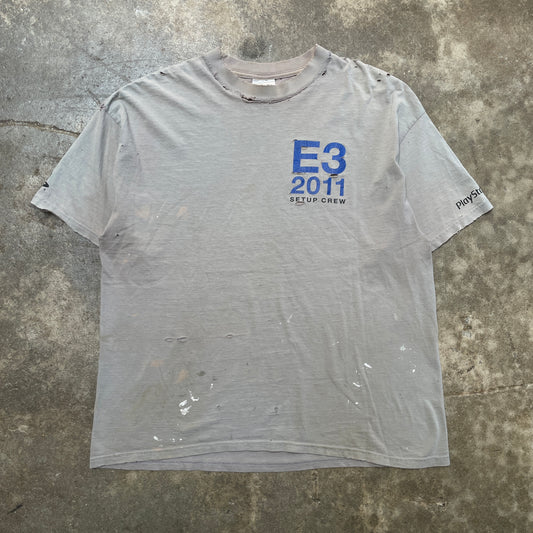 Y2K Distressed E3 Playstation T-Shirt