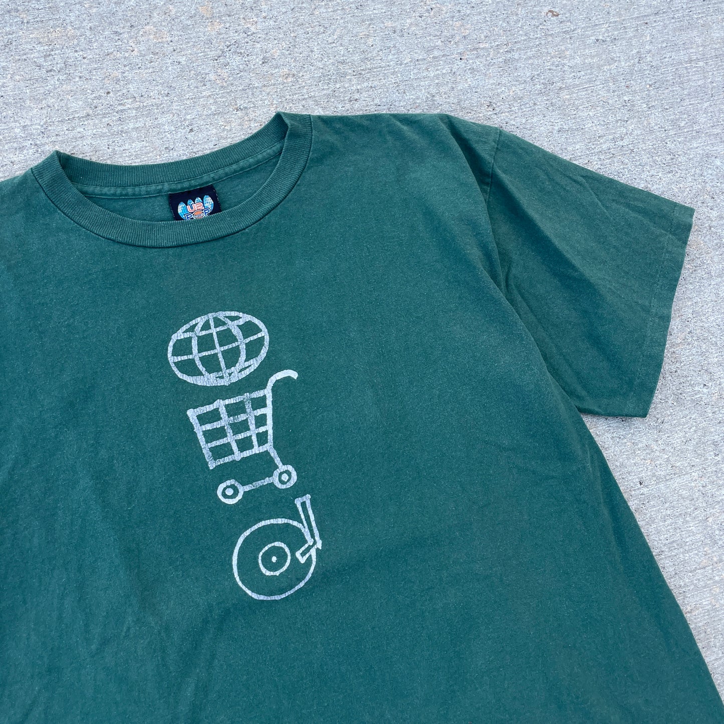 1997 U2 Popmart Tour Band T-Shirt [XL]