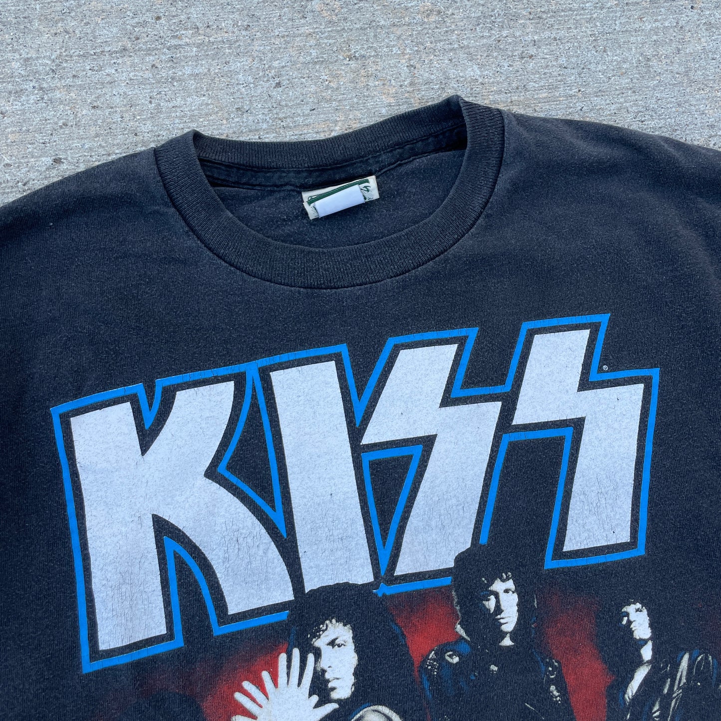 1989 Kiss Live Tour Band T-Shirt