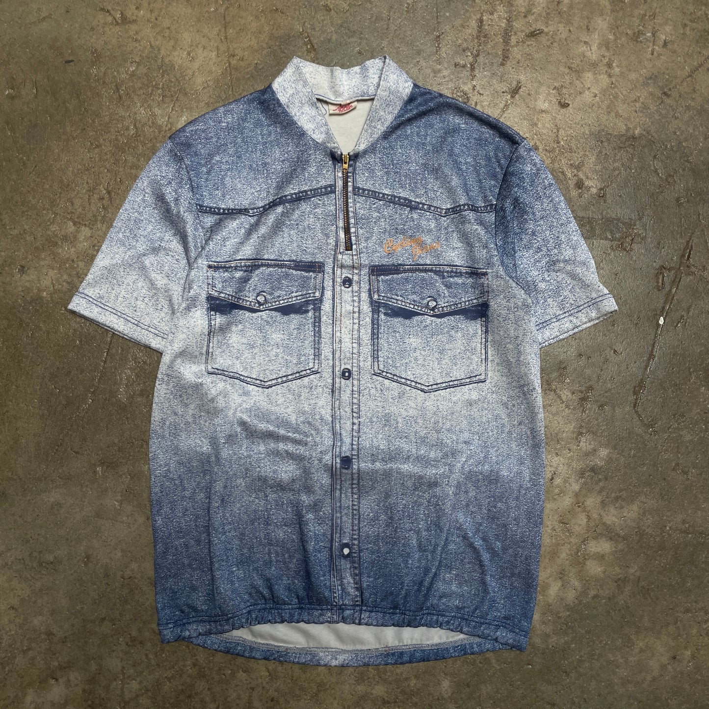 1990s Denim Bike Jersey
