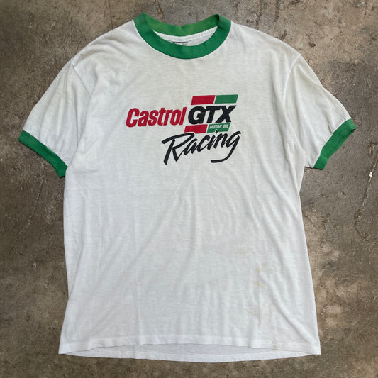 1990s Castrol GTX Racing Ringer T-Shirt