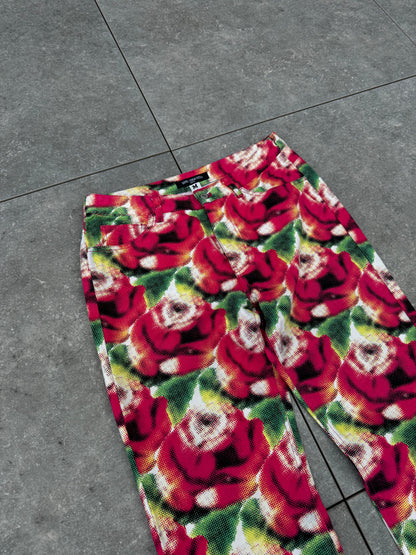Ozone Community Tokyo Psychedelic All Over Print Flares [30]