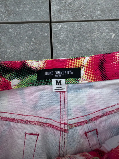 Ozone Community Tokyo Psychedelic All Over Print Flares [30]