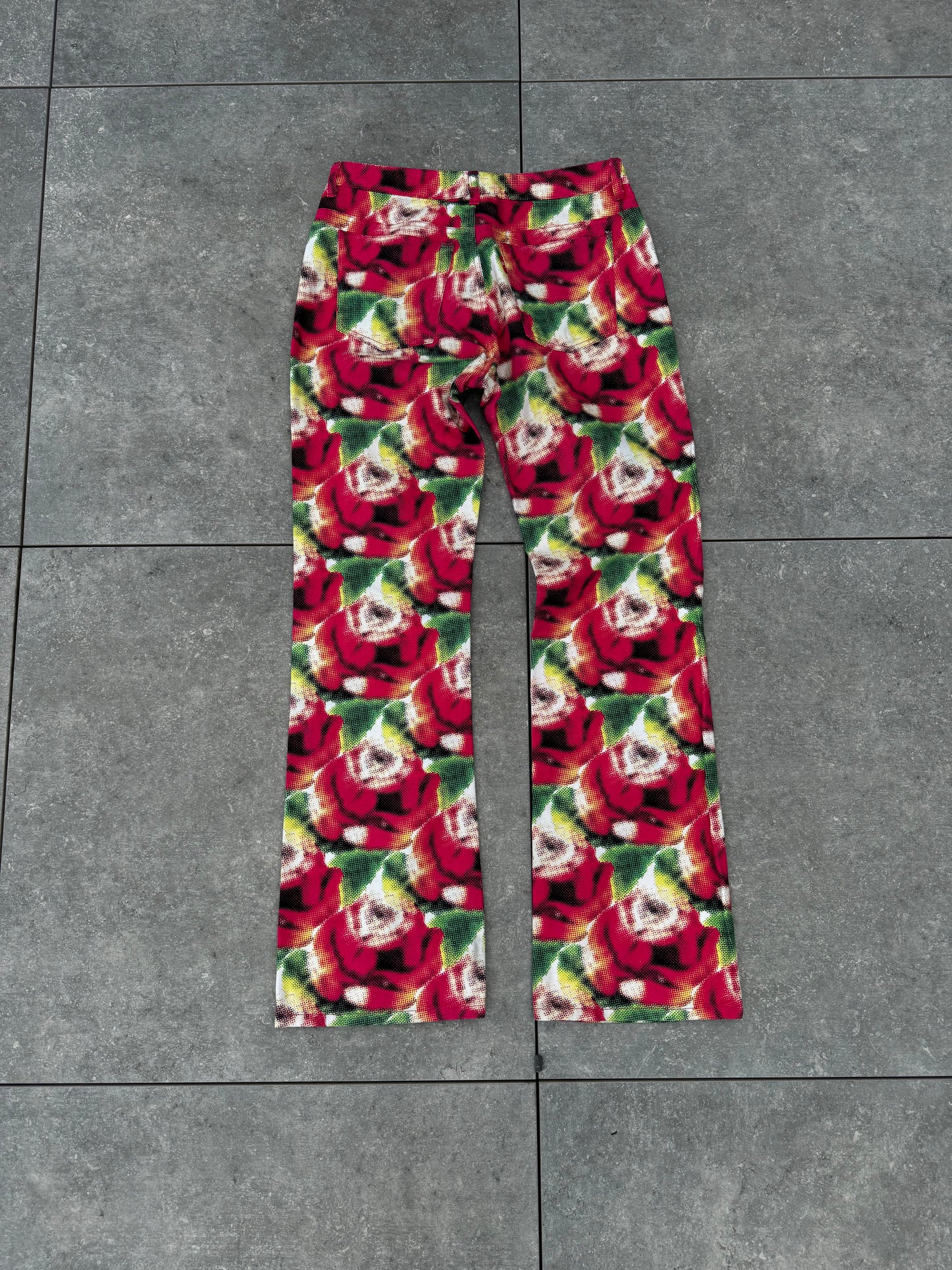 Ozone Community Tokyo Psychedelic All Over Print Flares [30]