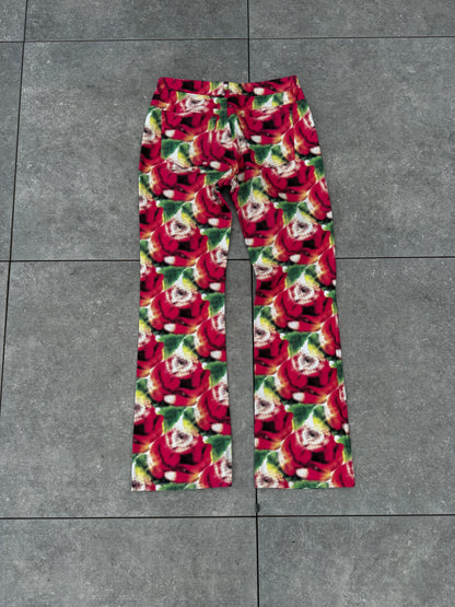 Ozone Community Tokyo Psychedelic All Over Print Flares [30]