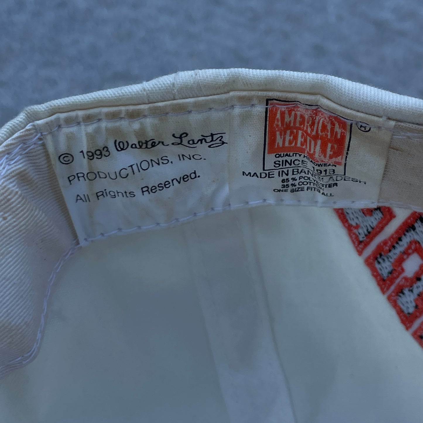 1993 Chilly Willy AOP Embroidery Snapback Hat