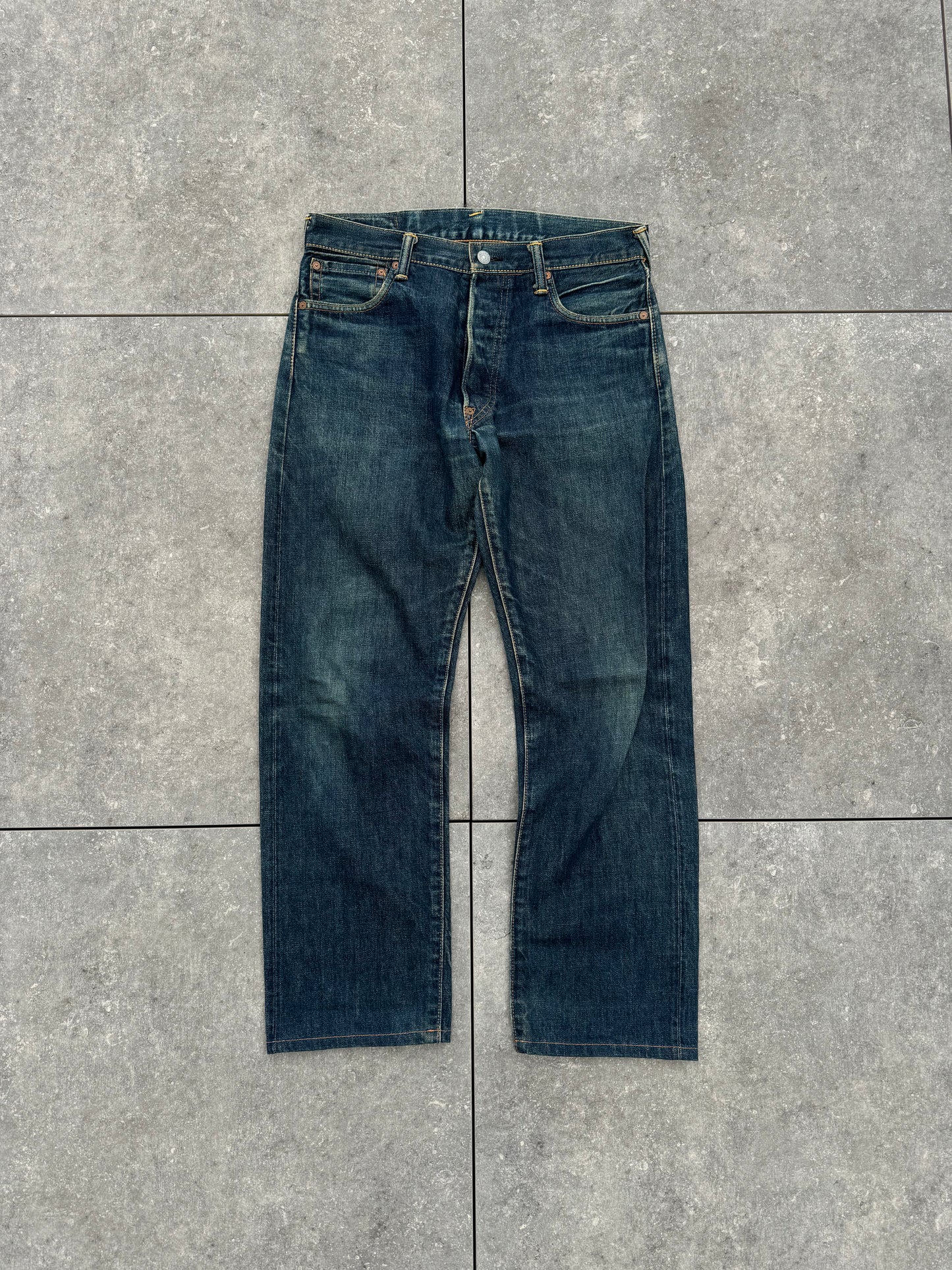 Vintage Y2K Evisu Pink Bootcut Jeans [32]