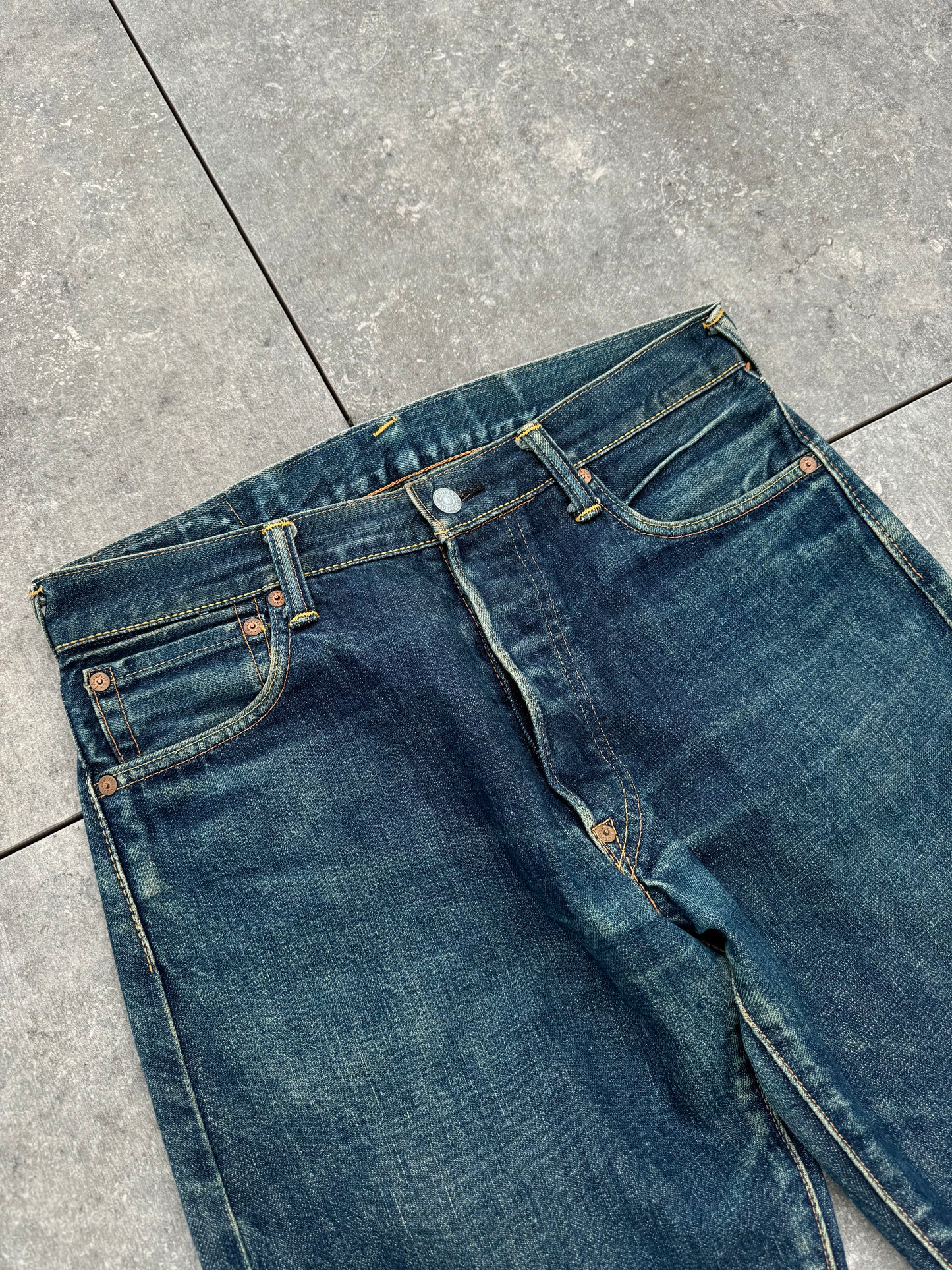 Vintage Y2K Evisu Pink Bootcut Jeans [32]