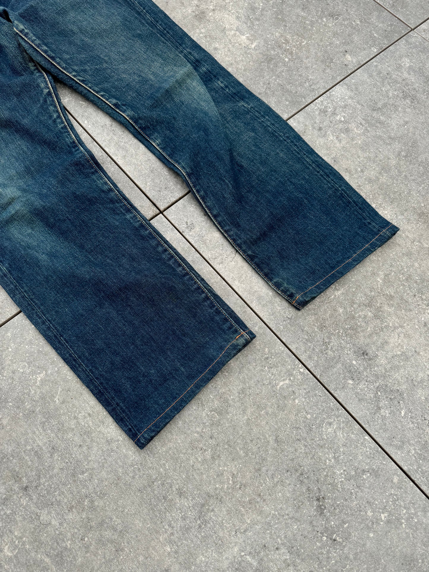 Vintage Y2K Evisu Pink Bootcut Jeans [32]