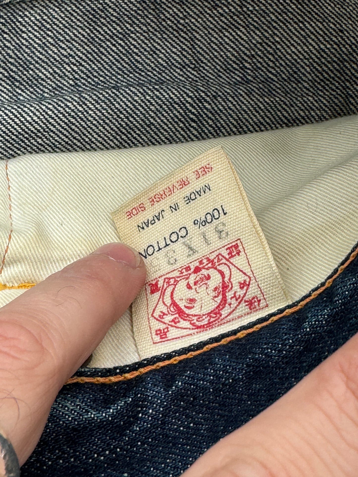 Vintage Y2K Evisu Pink Bootcut Jeans [32]