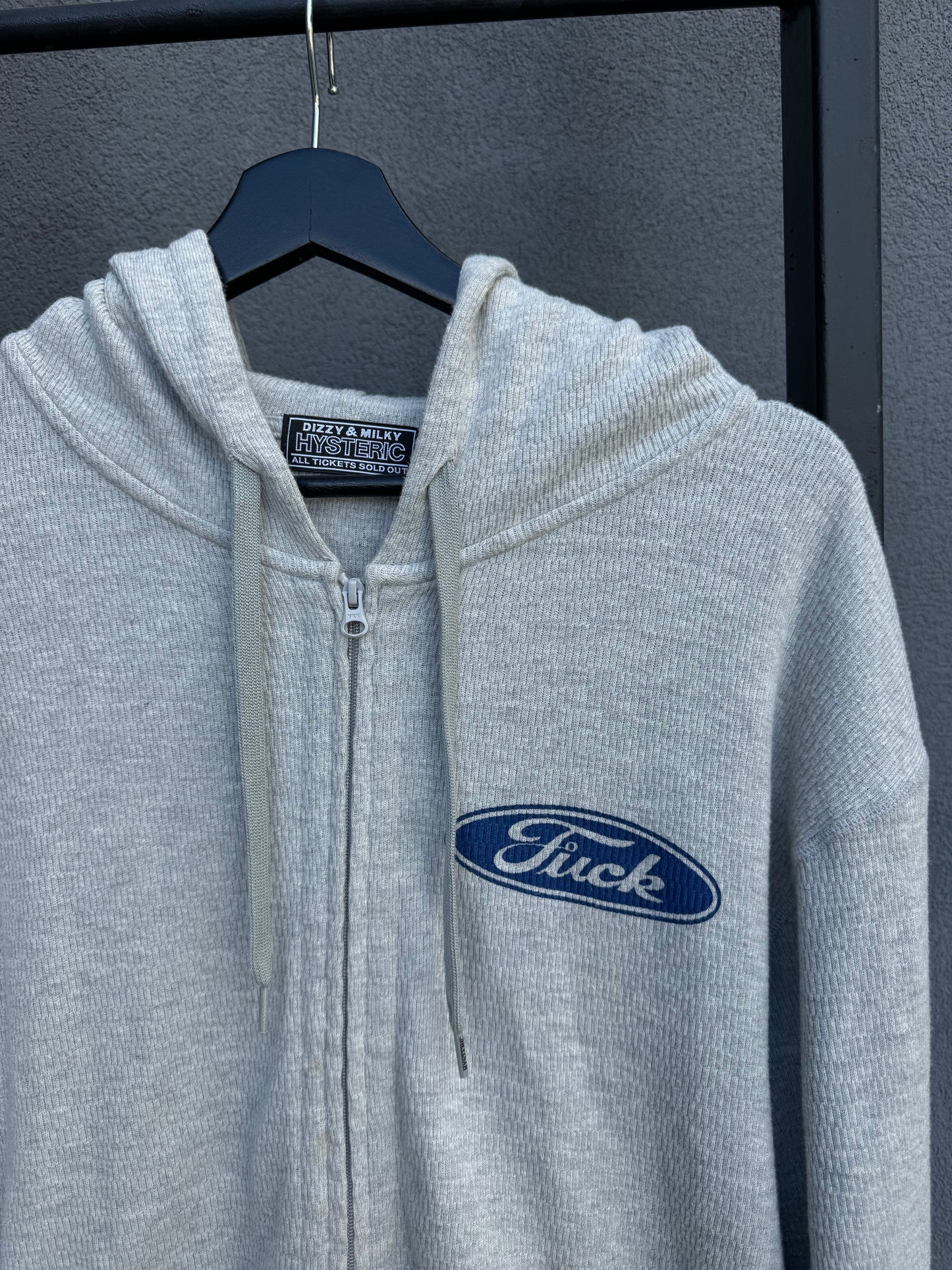 Hysteric Glamour Fuck Monster Truck Thermal Zip Up