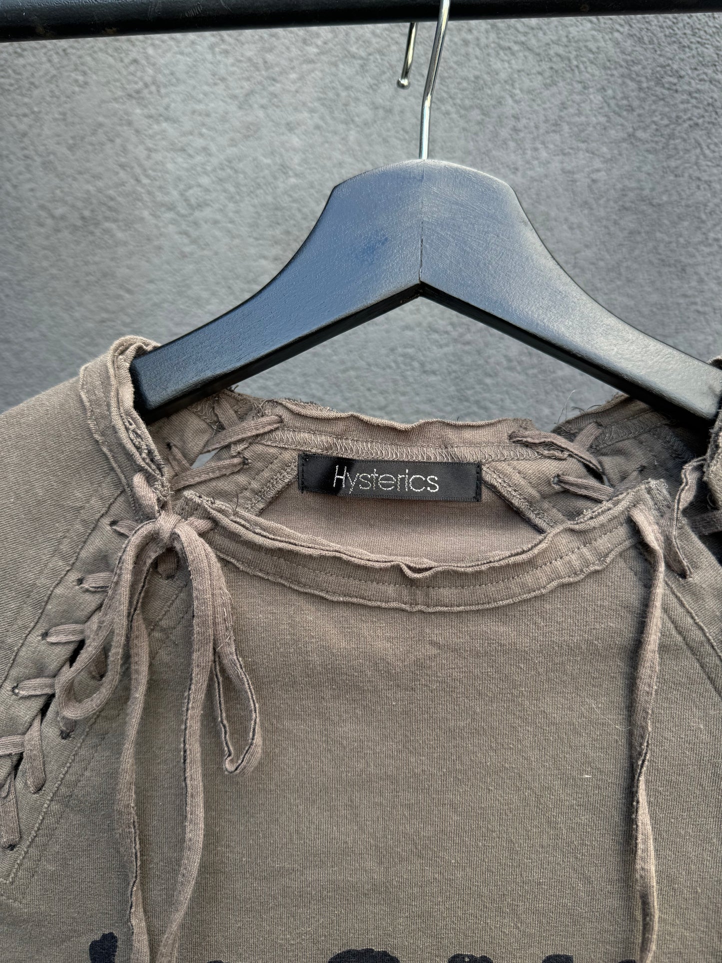 Hysteric Glamour "Les Sang Des Poetes" String/Lace Shirt