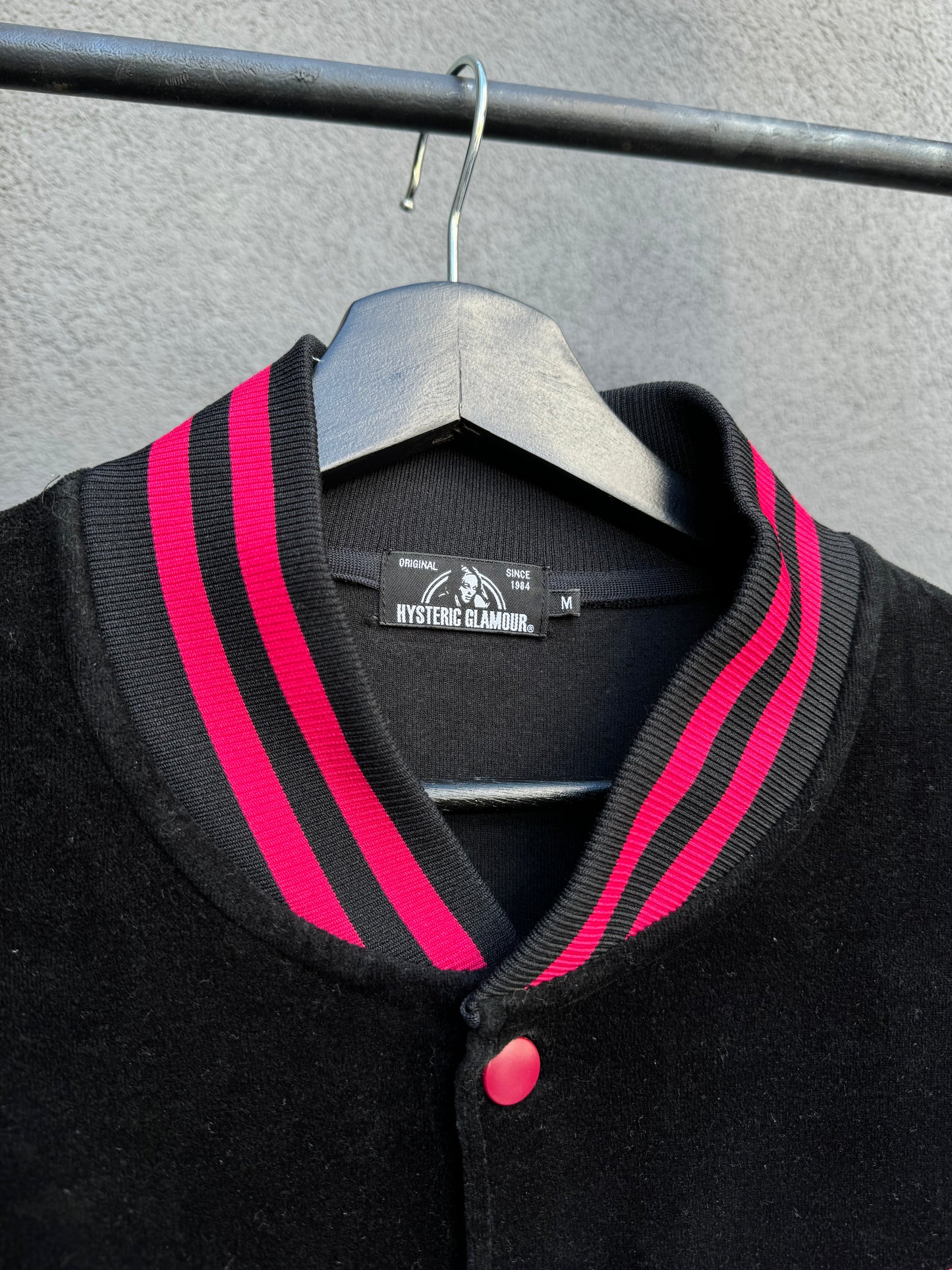 Hysteric Glamour Hysteric Heaven Velour Varsity Jacket
