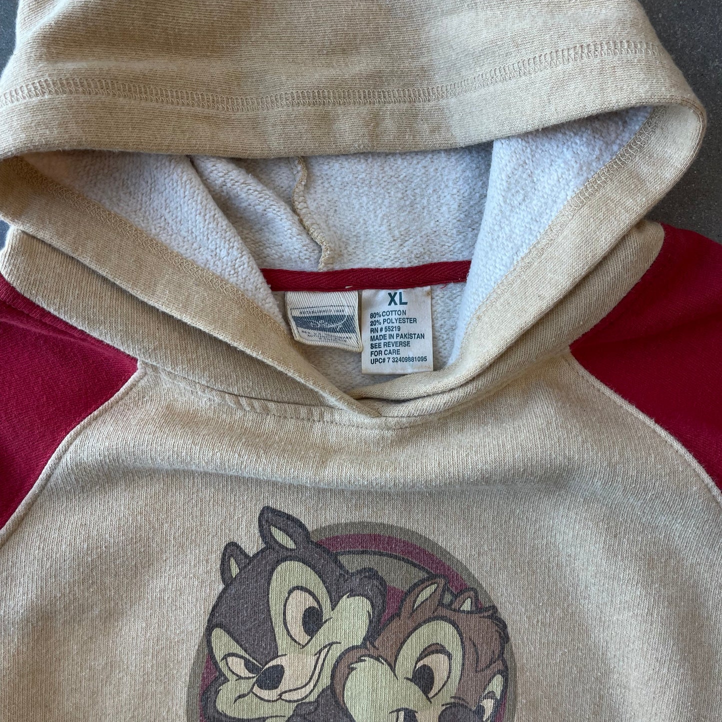 1980s Chip N' Dale "Nutty" Hoodie [L]