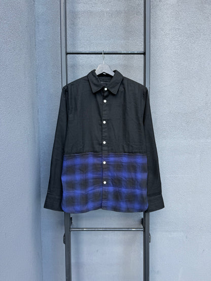 Number (N)ine Shadow Plaid Flannel Shirt [M/L]