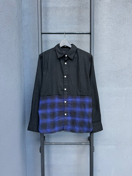 Number (N)ine Shadow Plaid Flannel Shirt [M/L]