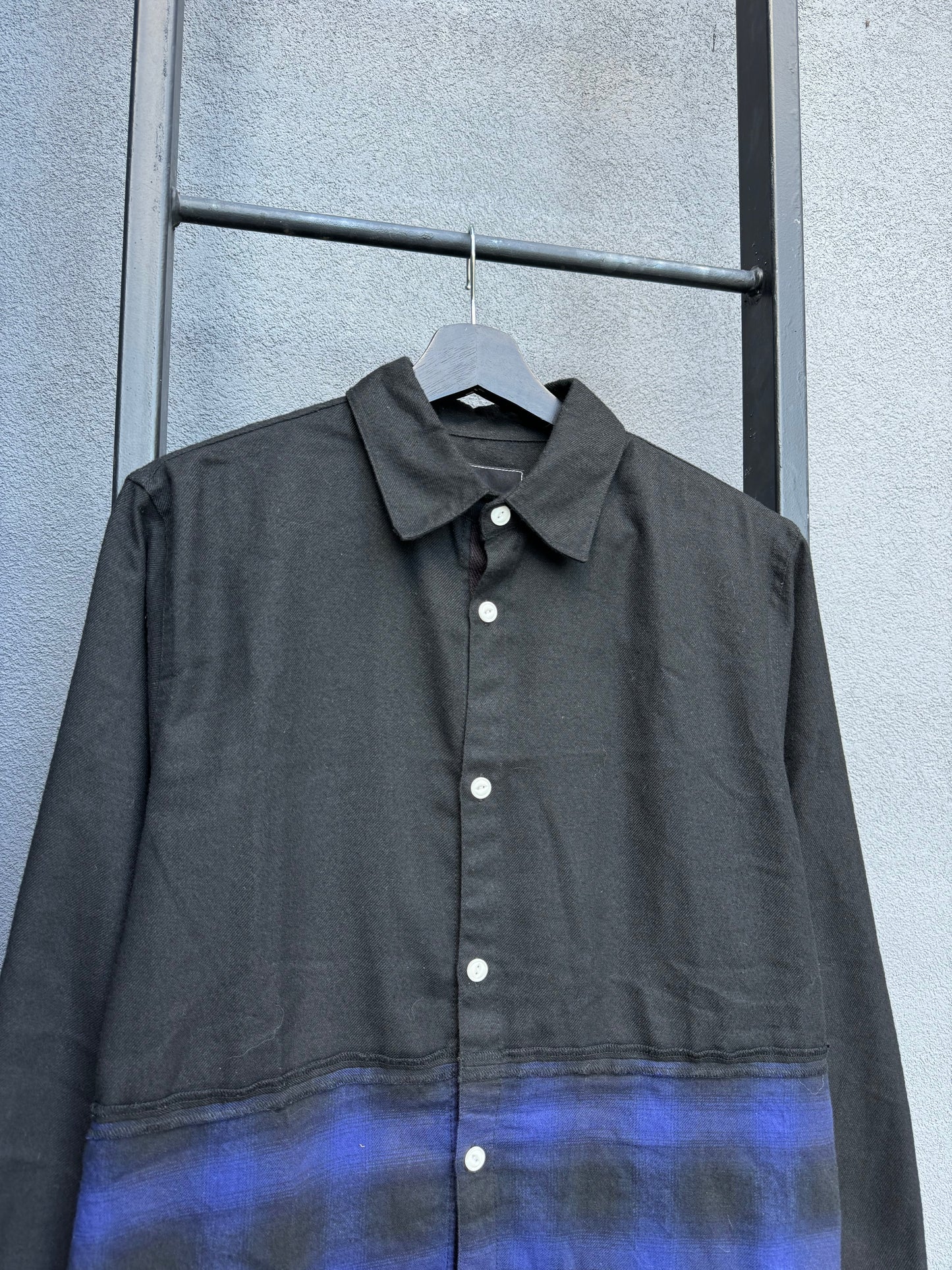 Number (N)ine Shadow Plaid Flannel Shirt [M/L]