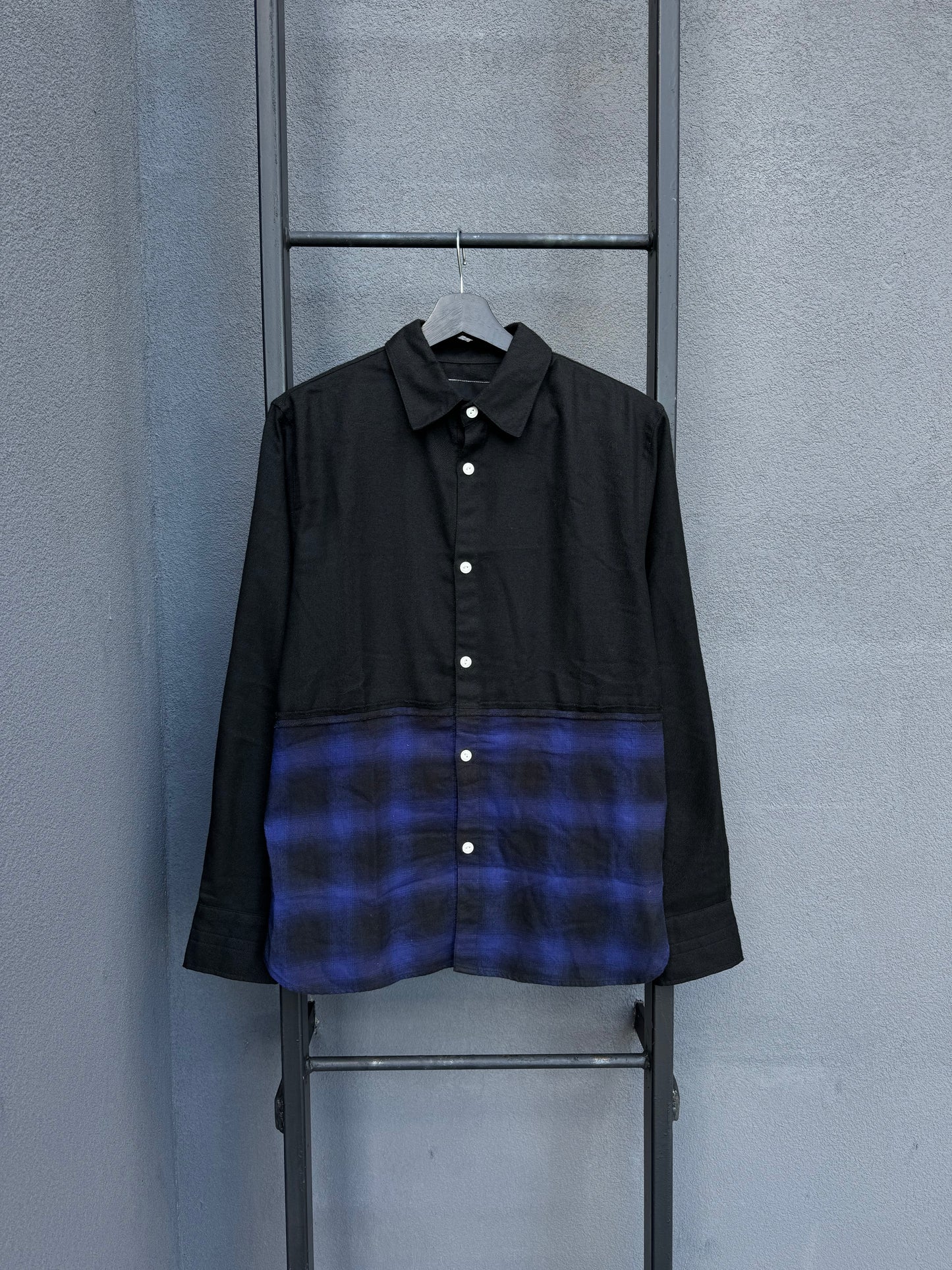Number (N)ine Shadow Plaid Flannel Shirt [M/L]