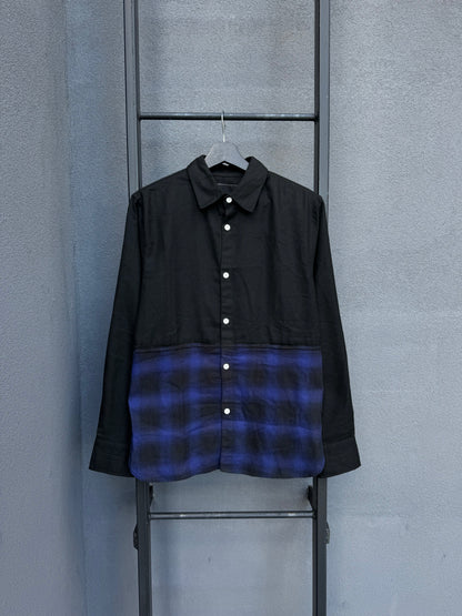 Number (N)ine Shadow Plaid Flannel Shirt [M/L]