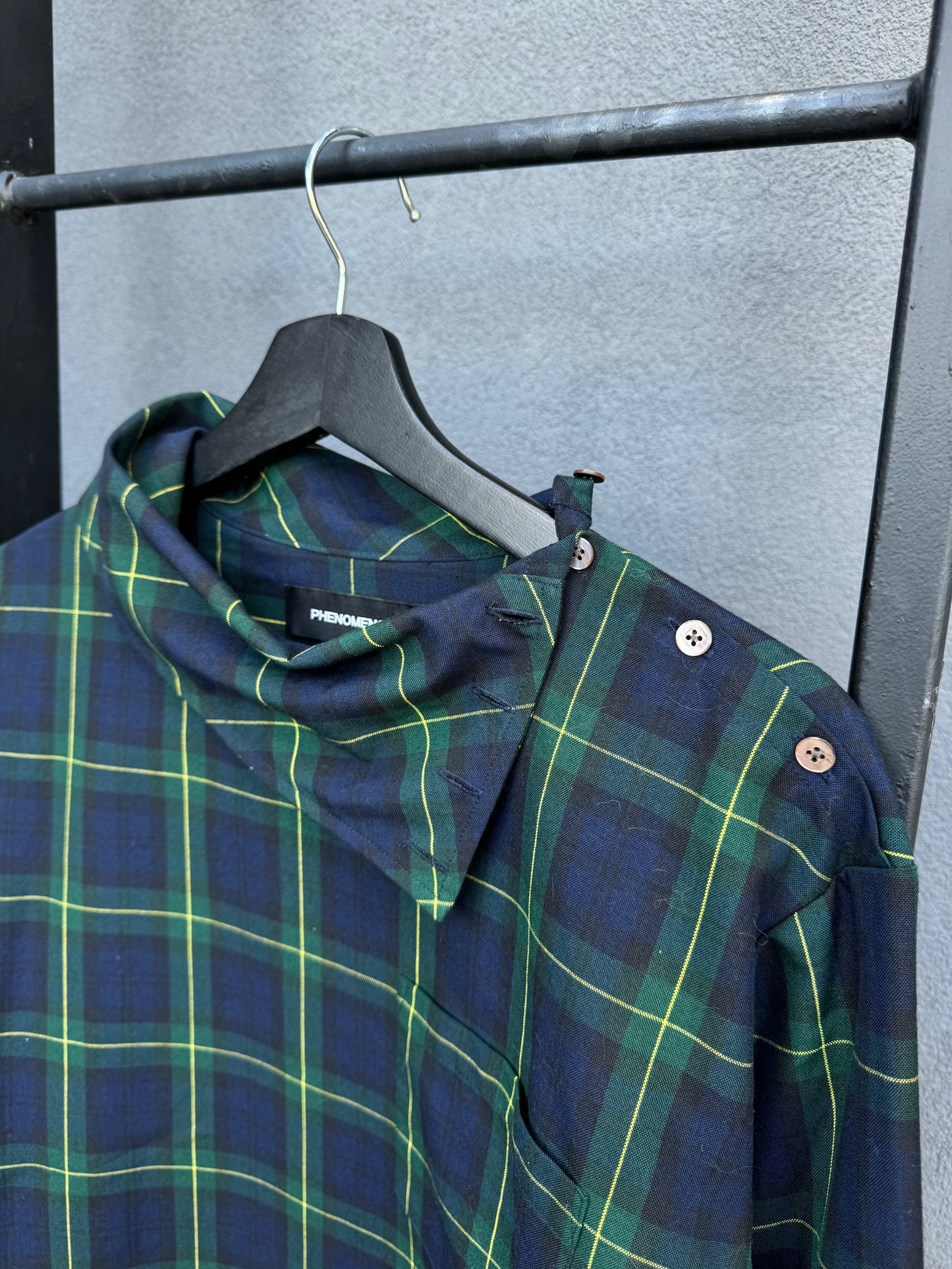 Phenomenon AW10 Plaid Button-Up Overshirt [M/L]