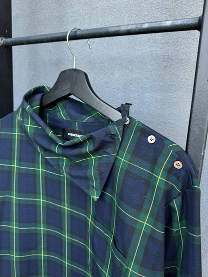 Phenomenon AW10 Plaid Button-Up Overshirt [M/L]