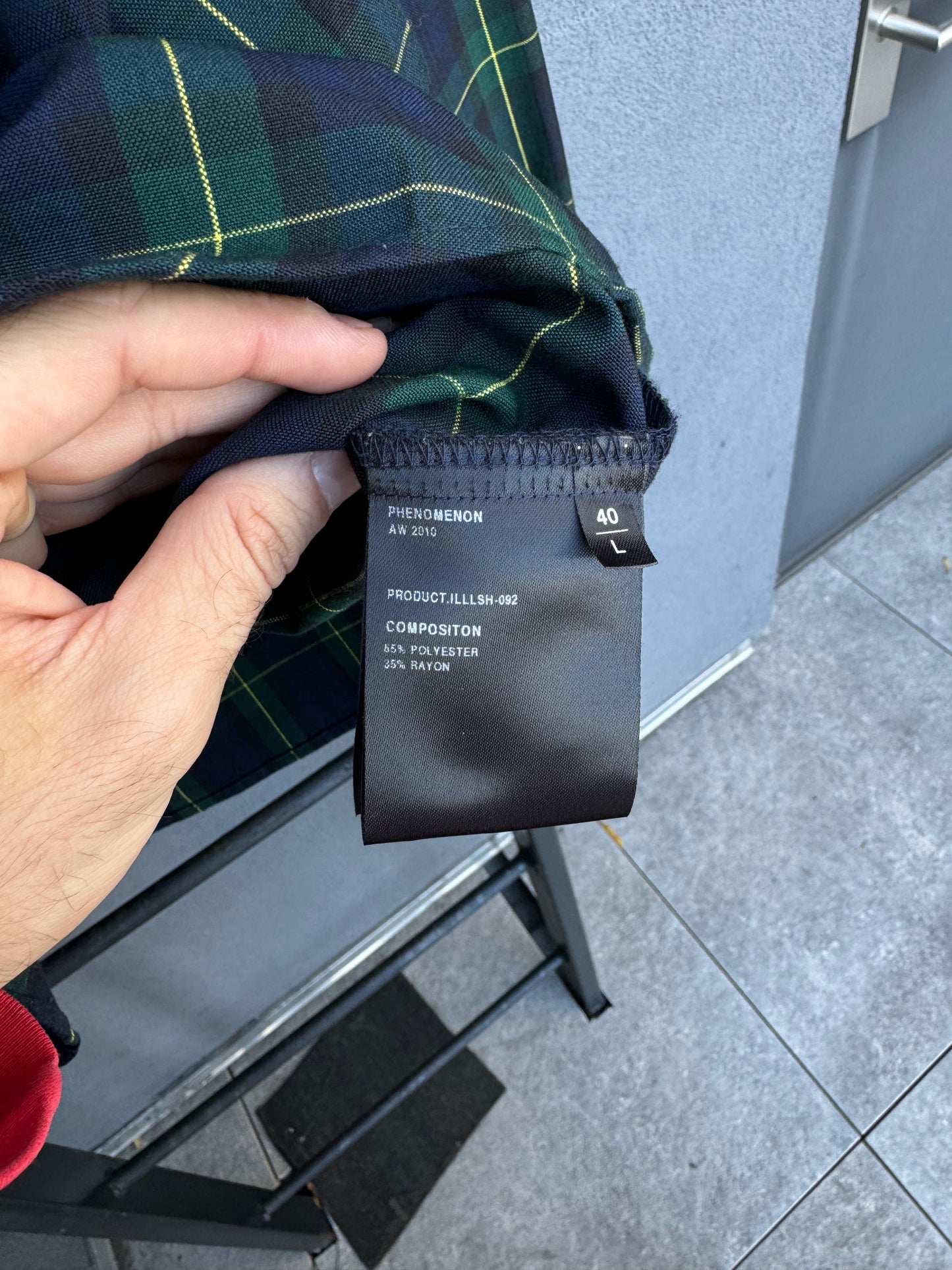 Phenomenon AW10 Plaid Button-Up Overshirt [M/L]