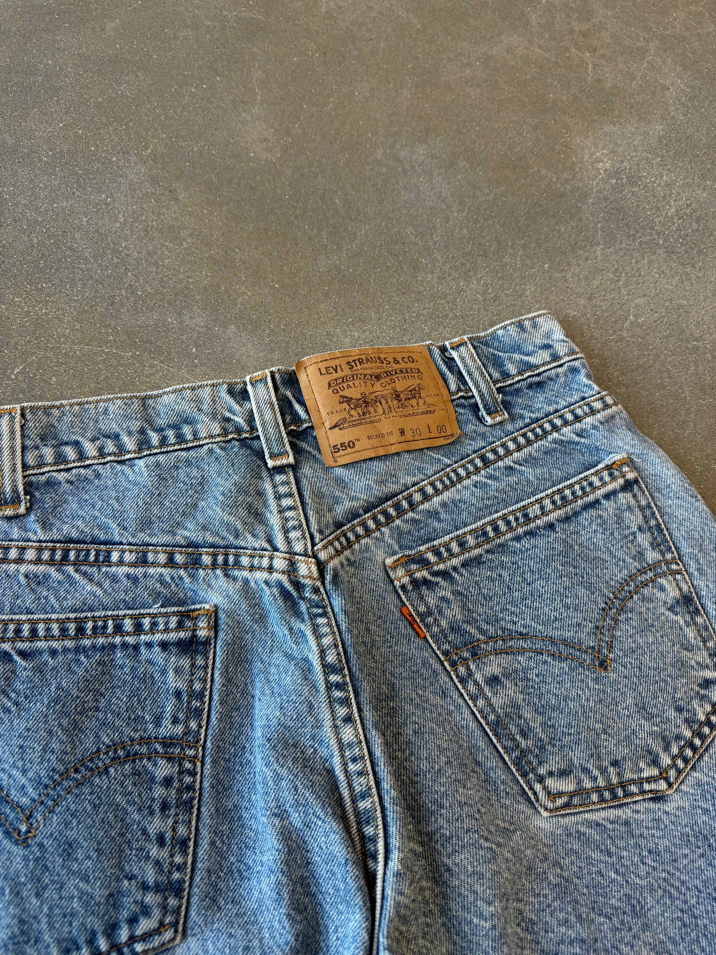 Vintage 1980s Orange Tab 550 Jorts [29]