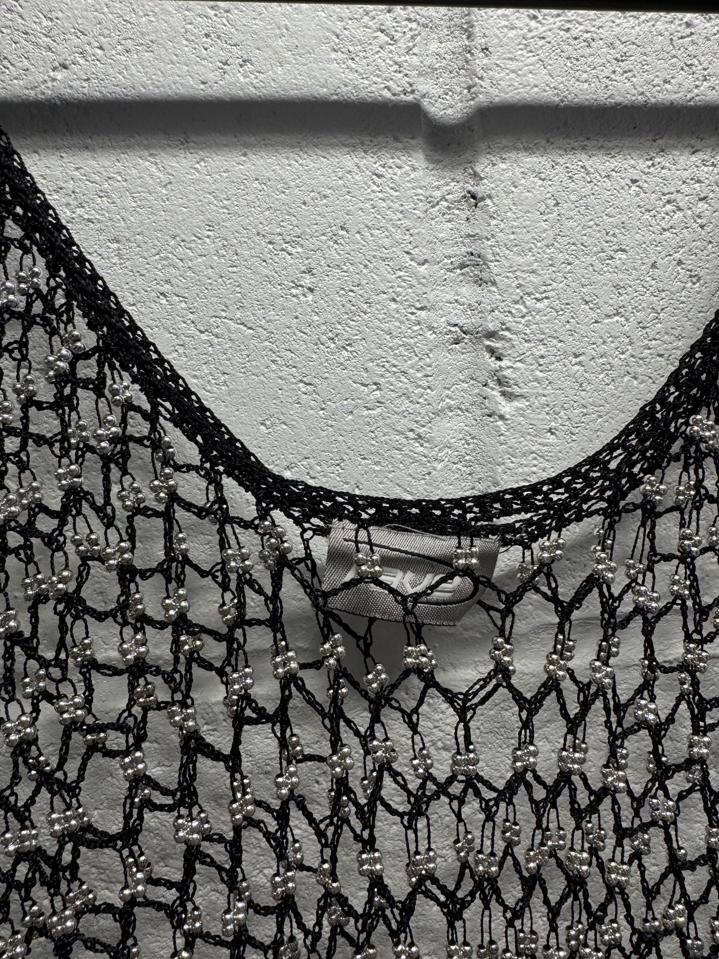 Y2K Rave Beaded Chainmail Top [S/M]