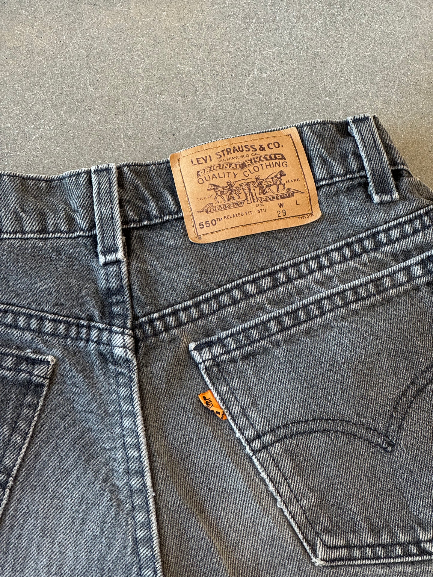Vintage 1980s Orange Tab 550 Jorts [26]