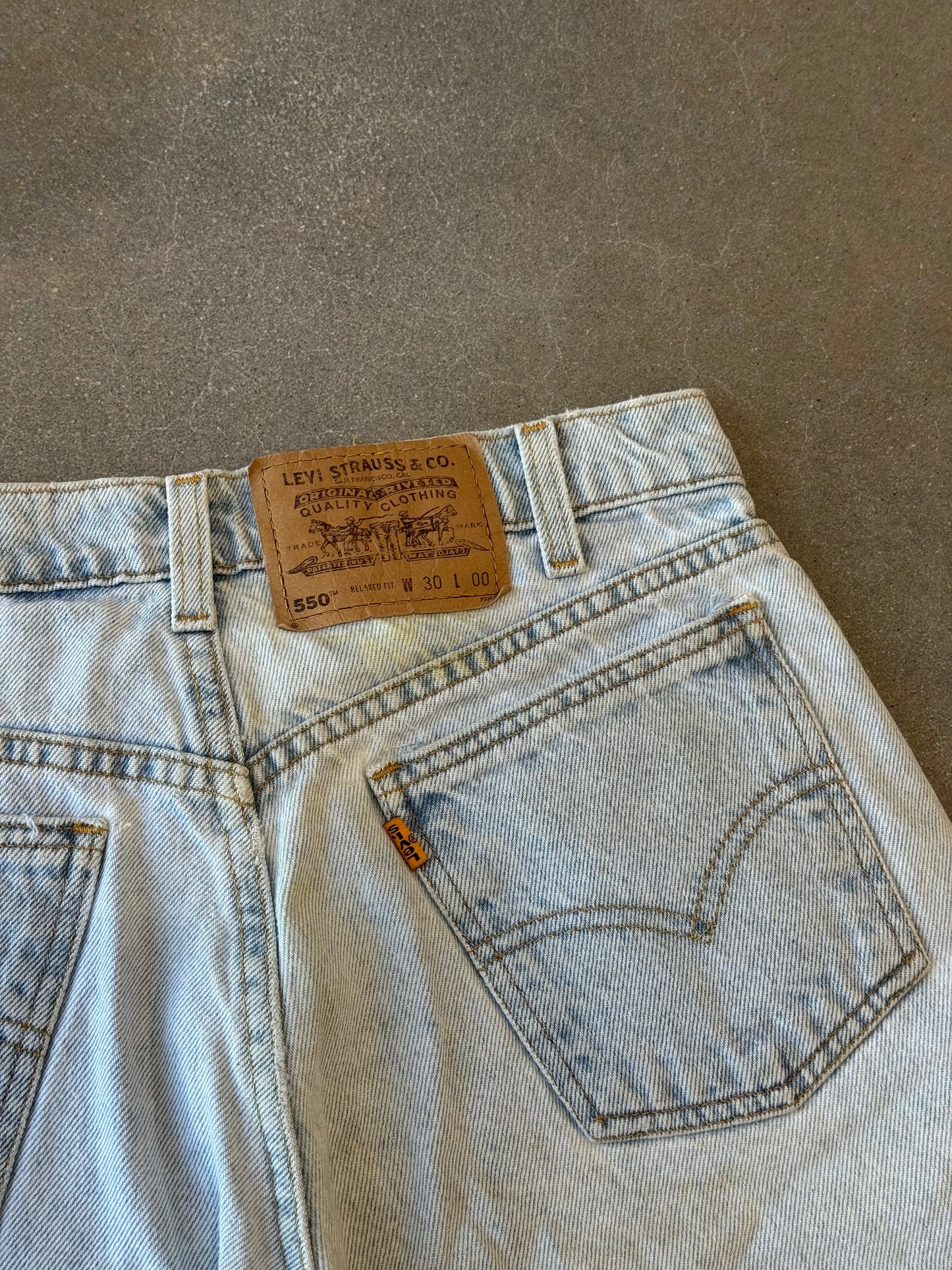Vintage 1980s Orange Tab 550 Jorts [30]