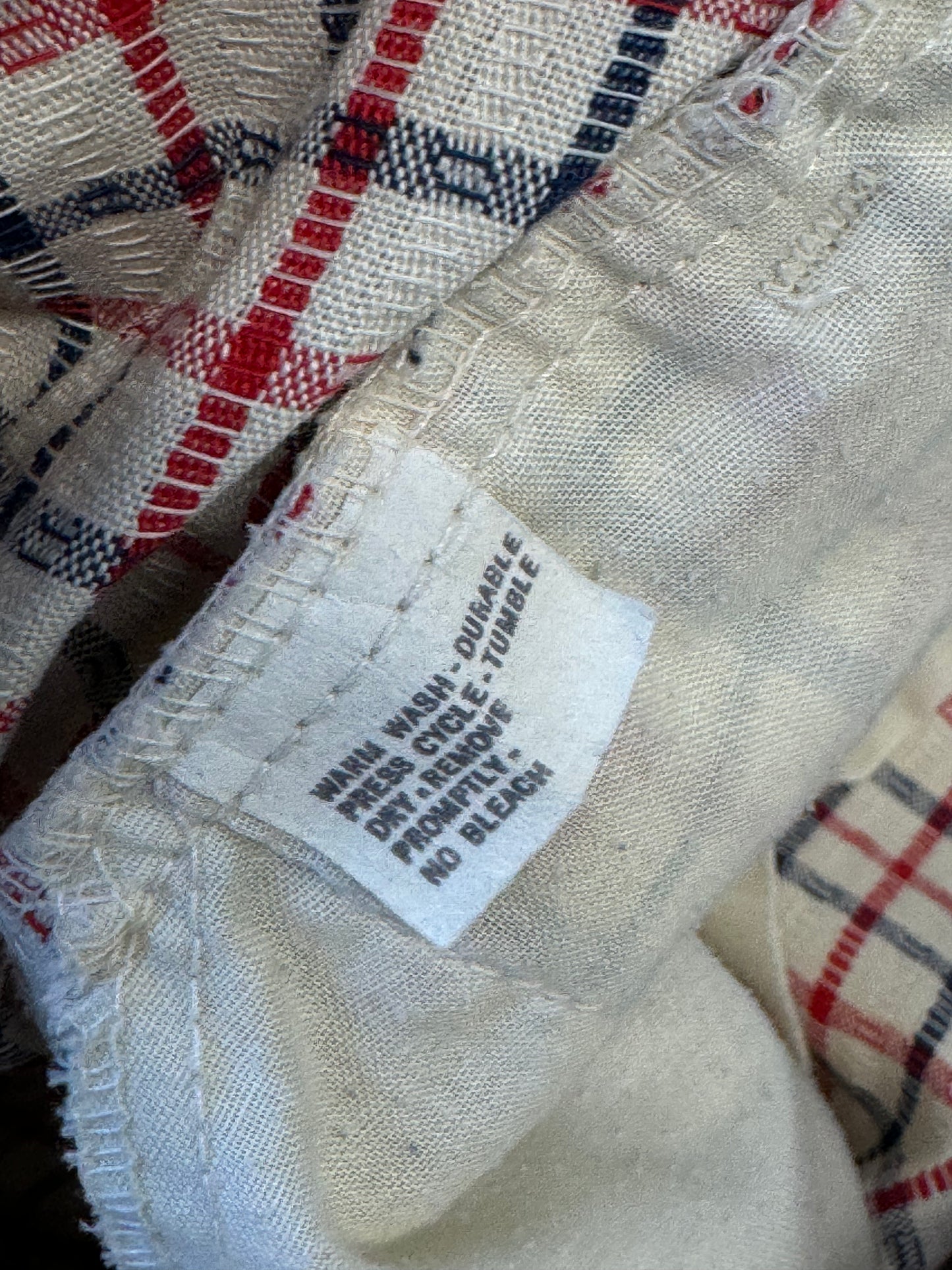 Vintage 1970s Levi's Big E Plaid Shorts [36]