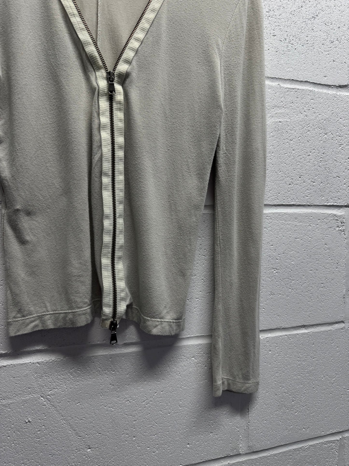 Y2K 2000s Atos Lombardini Full Zipper Longsleeve Top [M]
