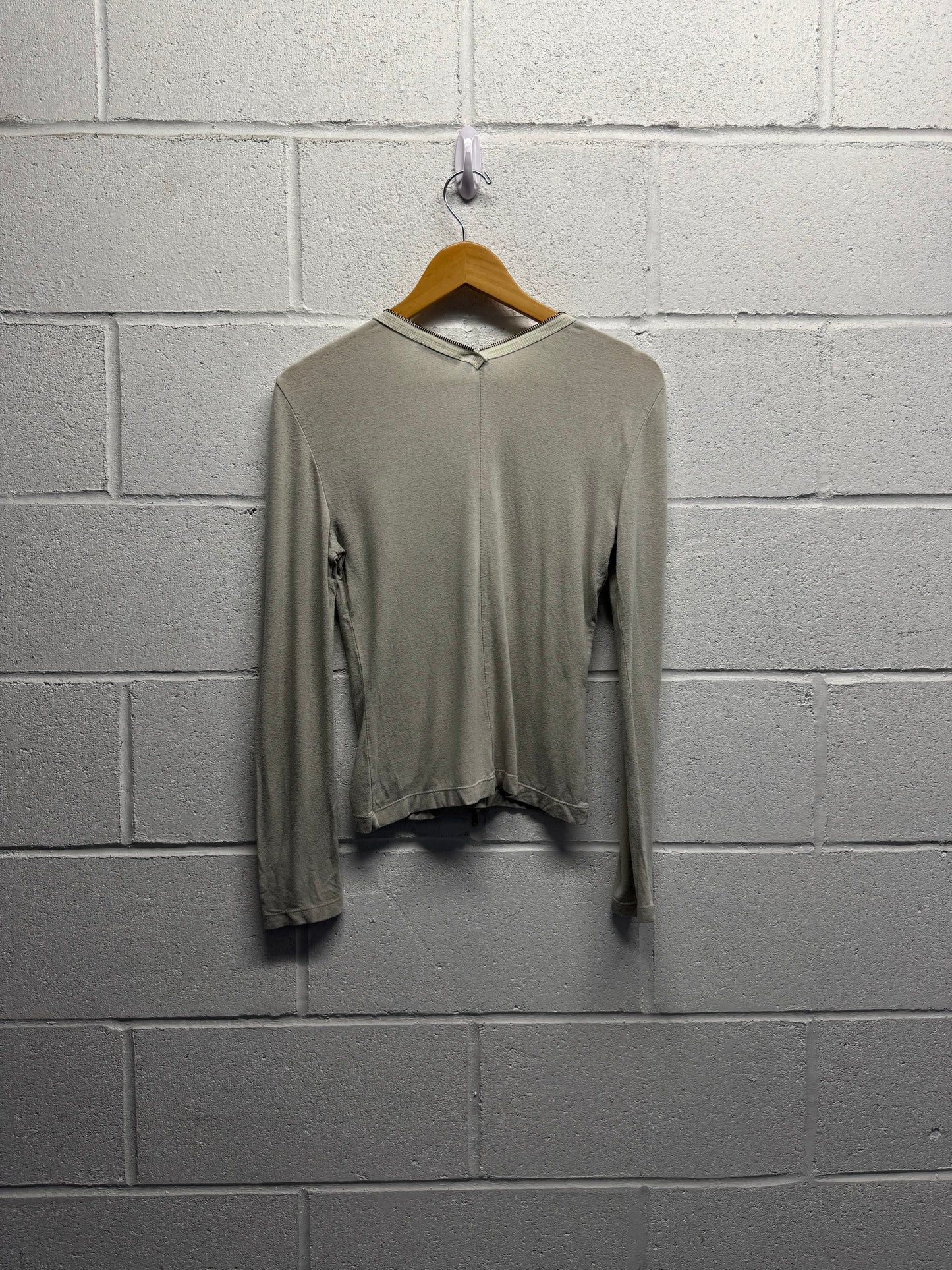 Y2K 2000s Atos Lombardini Full Zipper Longsleeve Top [M]
