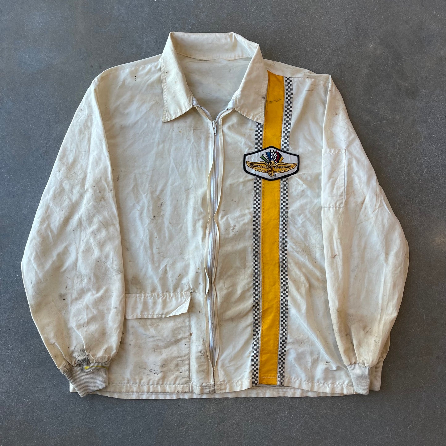 1980s Distressed Indianapolis Motor Speedway Jacket [L/XL]