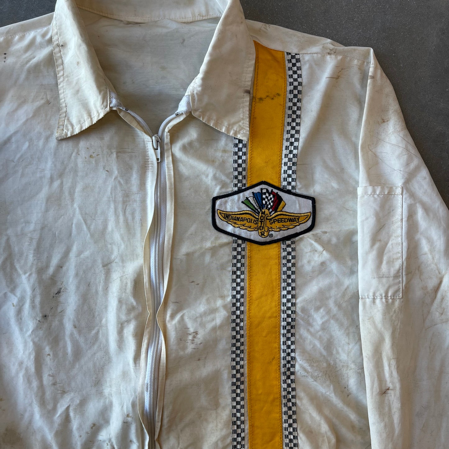 1980s Distressed Indianapolis Motor Speedway Jacket [L/XL]