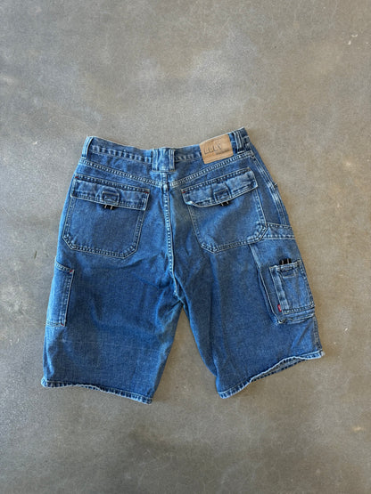 Vintage Y2K Body Machine Baggy Cargo Shorts [36]