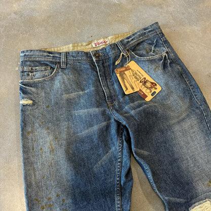 Vintage Y2K Plugg Mudwash Baggy Jeans [38]