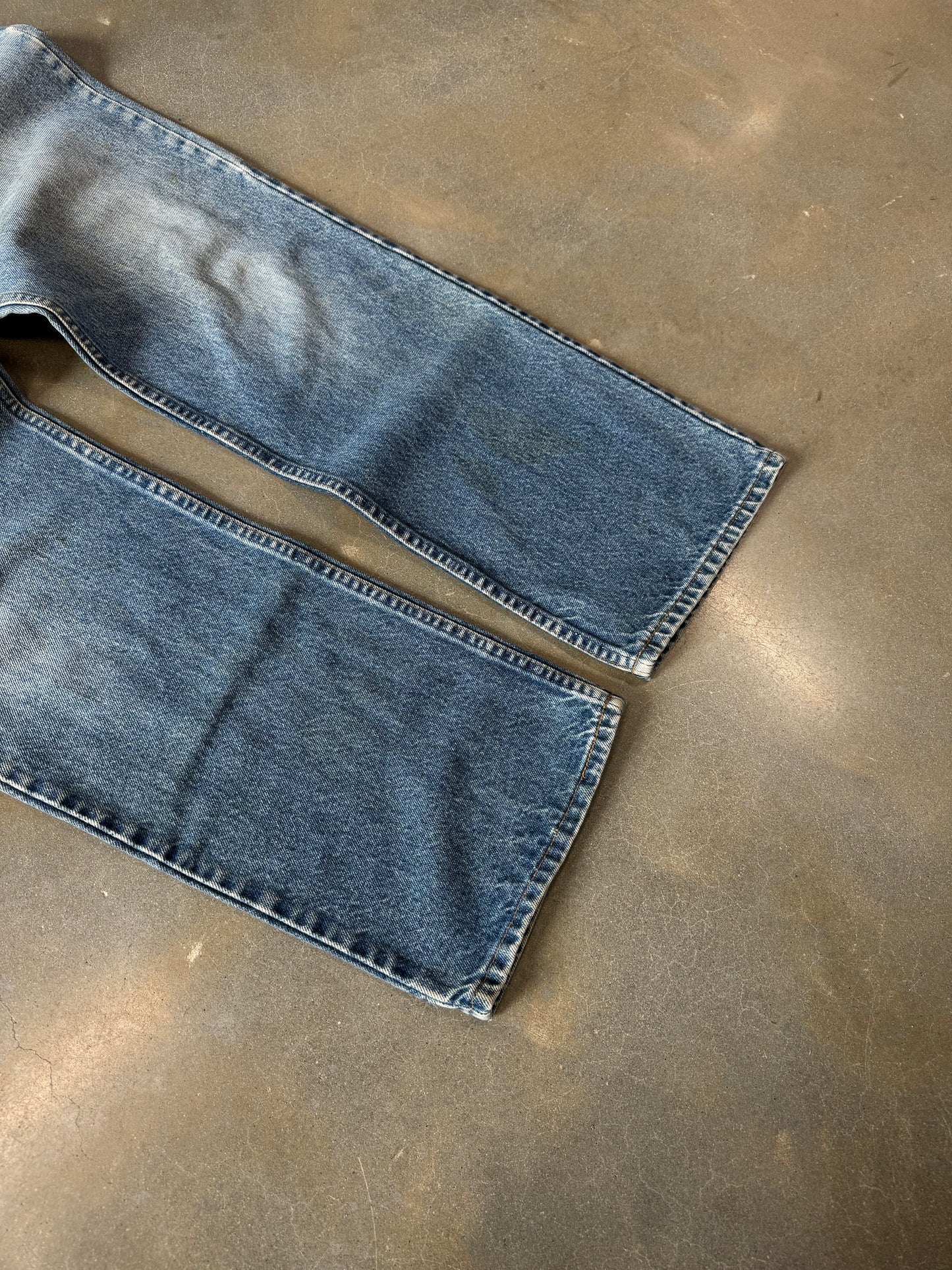 Vintage 1980s Orange Tab Levis 517 Flared Jeans [38x32]