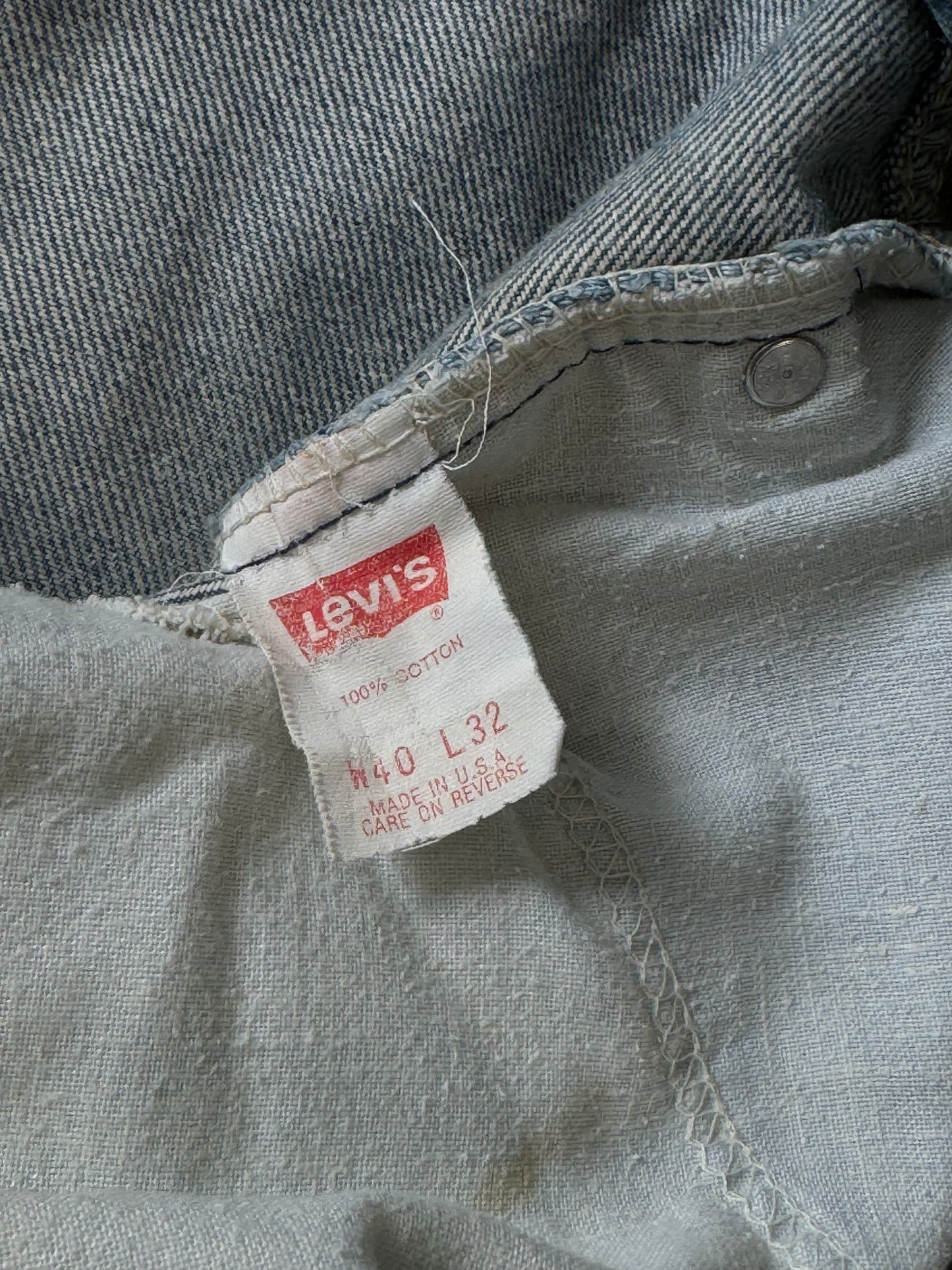 Vintage 1980s Orange Tab Levis 517 Flared Jeans [38x32]