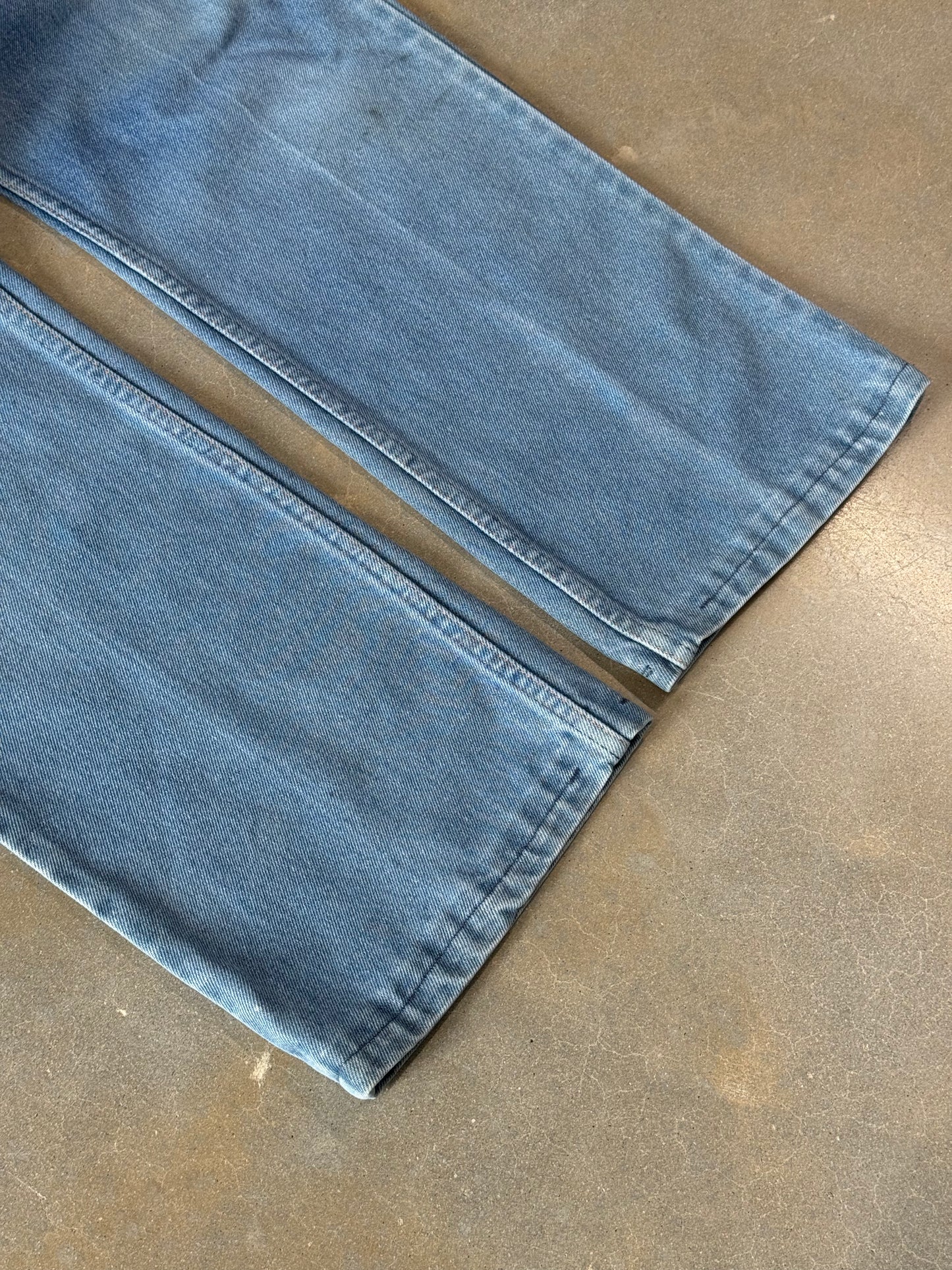 Vintage 1980s Orange Tab Levis 517 Flared Jeans [35x30]