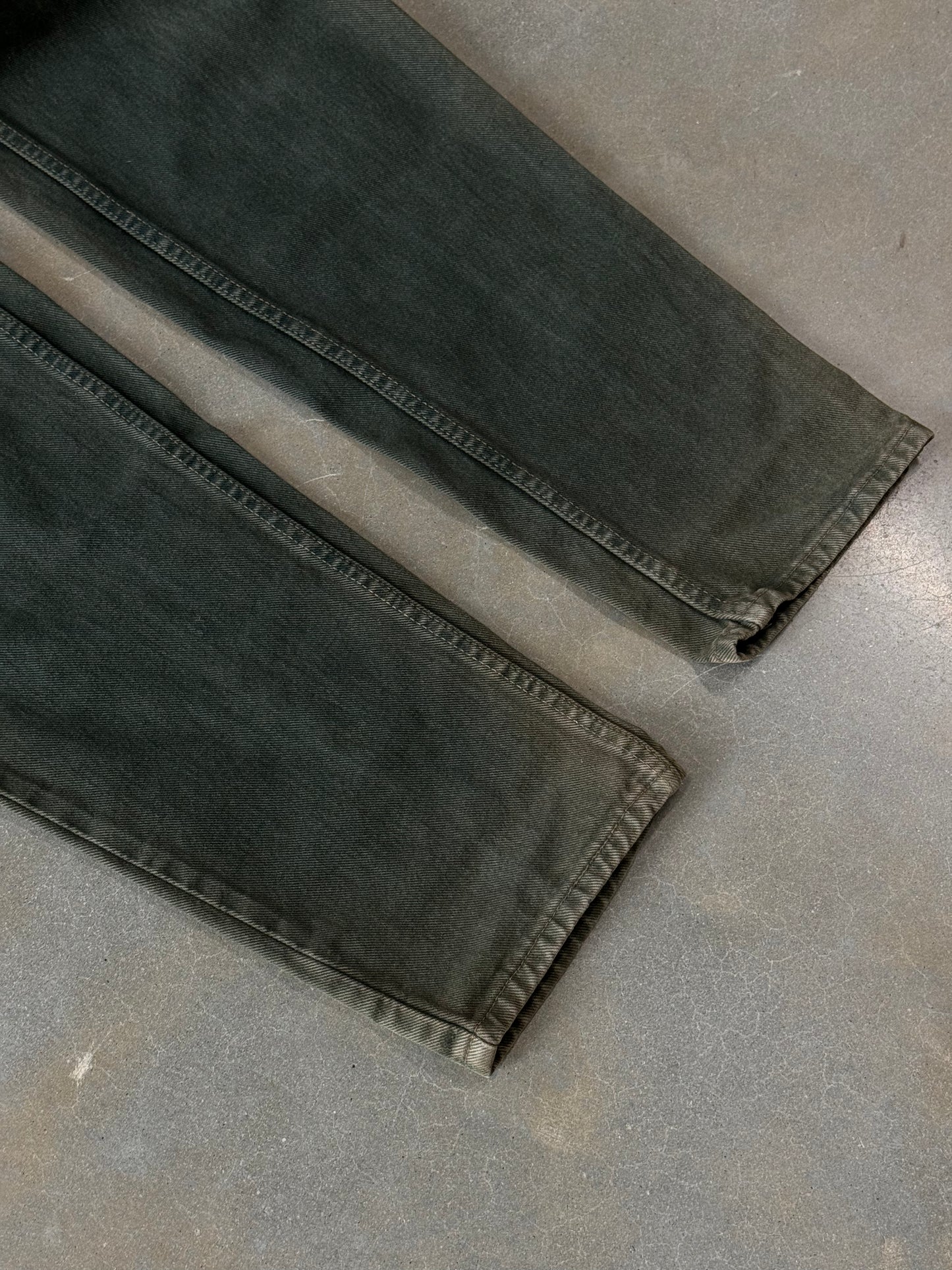 Vintage 1990s Levis Silver Tab Moss Green Jeans [30x34]